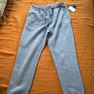 Light Blue Fleece Jogger Sweatpants | New With Tags | Cozy Lounge Pants